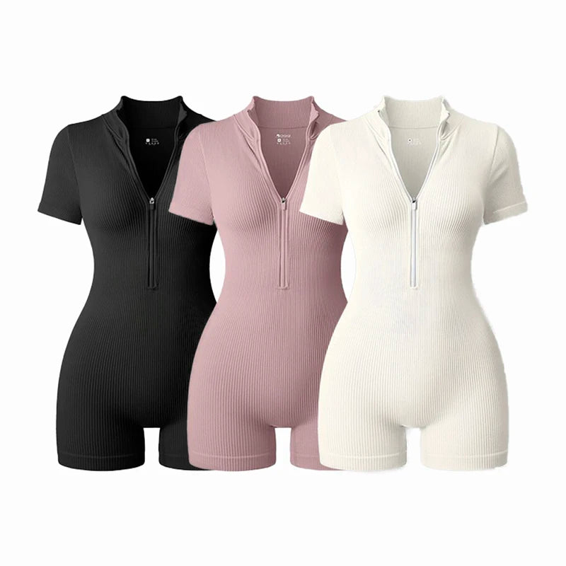 Yoga Zipper Jumpsuit