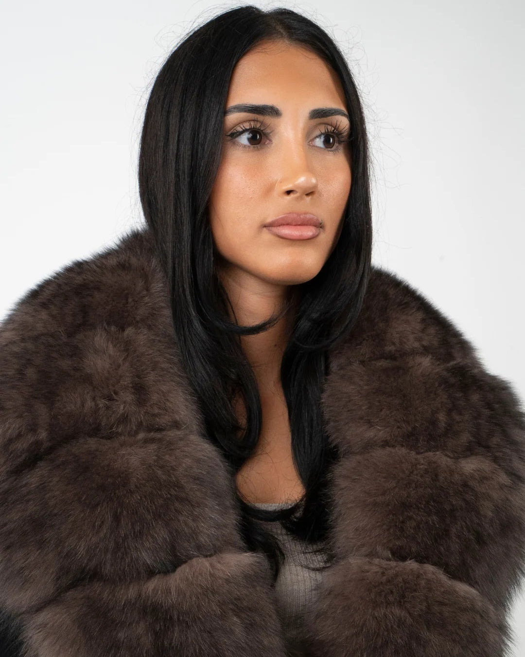 Valencia Faux Fur Wrap Coat