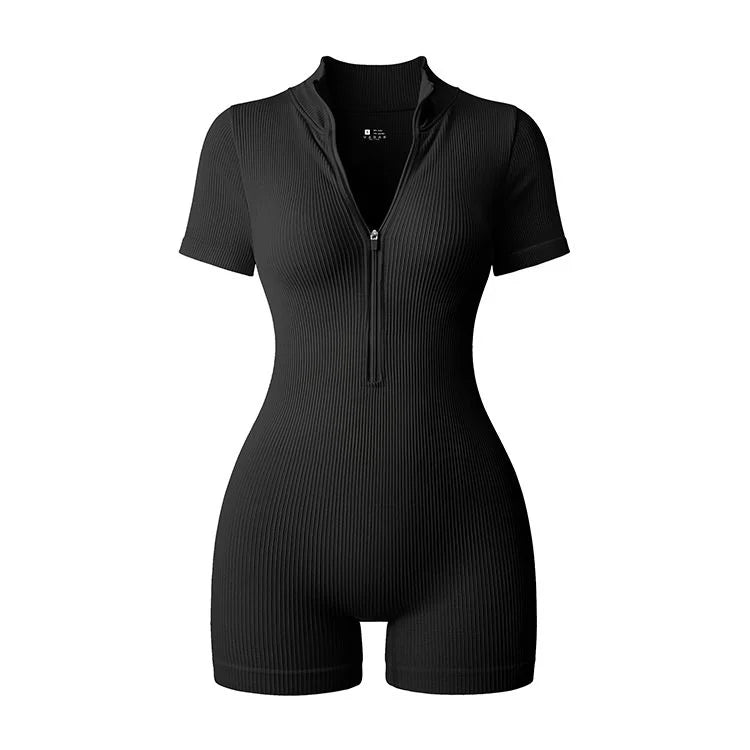  Yoga Zipper Jumpsuit   