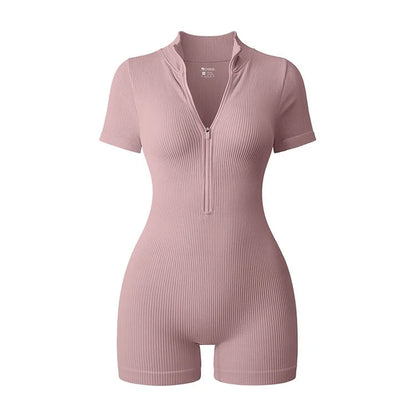  Yoga Zipper Jumpsuit   