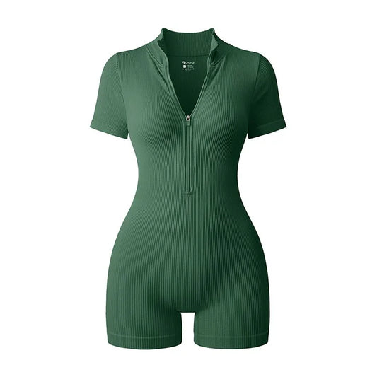  Yoga Zipper Jumpsuit   